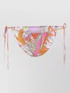 Pucci Abstract-print Side-tie Bikini Bottoms In Multi