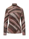 Pucci Lurex T-shirt Top In Multi