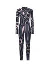 Pucci High Neck Abstract-print Jumpsuit In Black