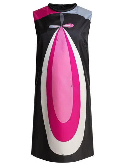 Pucci Maddalena Print Silk Dress