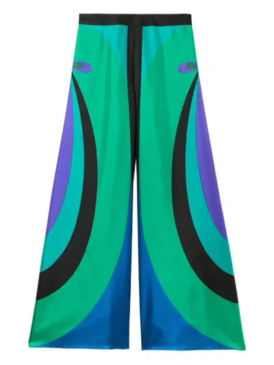 PUCCI MADDALENA-PRINT WIDE-LEG TROUSERS