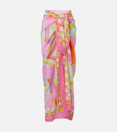 Pucci Manuba Cotton Beach Cover-up In Multi