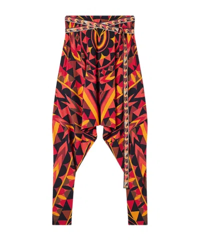 Pucci Manuba Print Pants In Multi