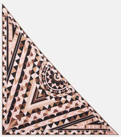 Pucci Manuba Silk Twill Scarf In Multi