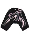 Pucci "marble Inlay" Print Sweater In Pink
