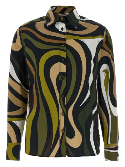 PUCCI MARBLE-PRINT SHIRT