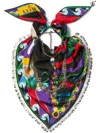 Pucci Printed Silk Scarf In Black