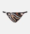 Pucci Marmo Bikini Bottoms In Multi