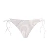 Pucci Marmo Bikini Bottoms In Neutral