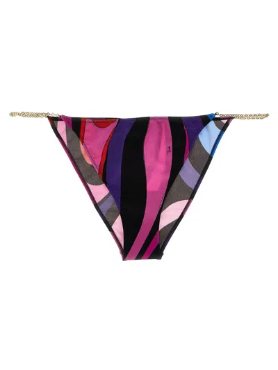 Pucci Marmo Bikini Briefs In Multicolor