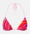 Pucci Marmo Bikini Top