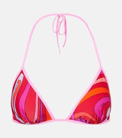 Pucci Marmo Bikini Top