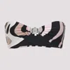 Pucci Marmo-print Strapless Bikini Top In Nero Nude