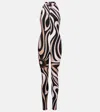 Pucci Sleeveless Catsuit In Beige