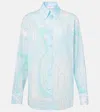 Pucci Marmo Cotton Shirt In Multicoloured