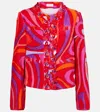 Pucci Marmo Embellished Cotton Terry Jacket