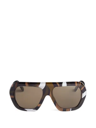 Pucci Marmo Geometric Sunglasses