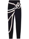 Pucci Marmo-jacquard Performance Leggings In Black