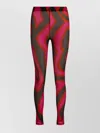 Pucci Marmo Legging Sheer Pattern Stretch Pants In Multi