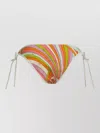 Pucci Marmo Low Rise Bikini Briefs Bottom In Multi
