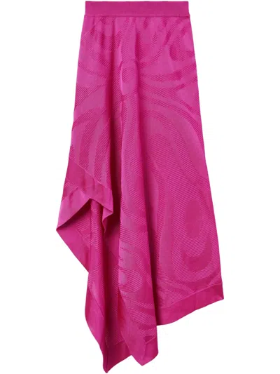 Pucci Marmo-motif Skirt In Pink