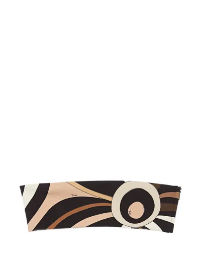 Pucci Marmo-print Bandeau Top In Multi
