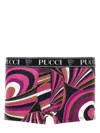 Pucci Multicolor Stretch Cotton Boxer Set In Pink