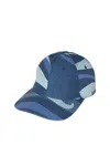 Pucci Marmo Print Cap In Blue