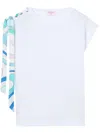 Pucci Marmo-print Cotton T-shirt In 白色