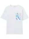 Pucci Marmo-print Cotton T-shirt In White
