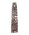 Pucci Form-fitting Evening Dress With Abstract Pattern In Multi