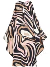 Pucci Marmo-print Swimsuit In Black