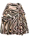 Pucci Marmo Print Silk Kaftan