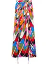 Pucci Iride-print Cotton-muslin Maxi Skirt In Rosa