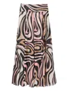Pucci Swirl Print Maxi Skirt