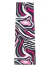 Pucci Marmo-print High-waist Skirt In Nero Fuxia In Multi