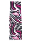 Pucci Marmo-print High-waist Skirt In Nero Fuxia In Multi