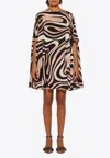 PUCCI MARMO PRINT MINI KAFTAN