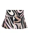 Pucci Marmo-print Mini Skirt
