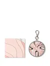 Pucci Marmo-print Mirror Charm In Pink