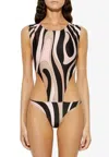 Pucci Marmo Print One-piece Swimsuit
