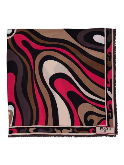 Pucci Marmo-print Scarf In Multi
