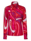 Pucci Marmo Print Silk Twill Shirt