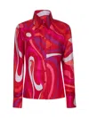 Pucci Marmo Print Silk Twill Shirt