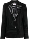 Pucci Single-breasted Two-button Blazer In Black
