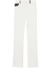 Pucci Marmo-print Straight-leg Trousers In White