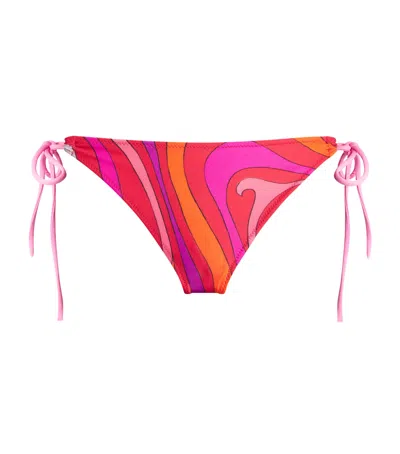 Pucci Marmo Print Tie-side Bikini Briefs