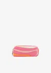 Pucci Marmo-print Vanity Pouch In Pink