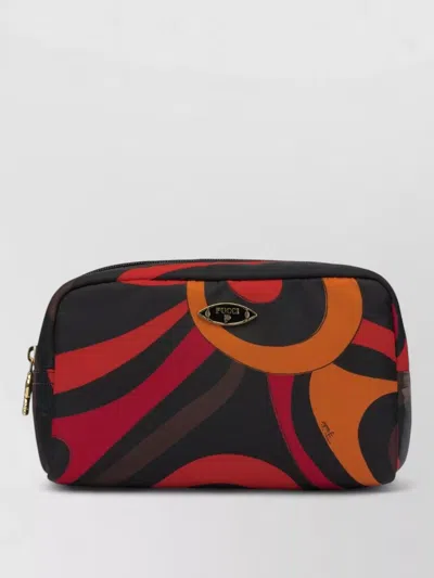 Pucci Marmo Rectangular Beauty Case Accessory In Black