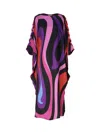 Pucci Kaftan Long Dress In Multicolour